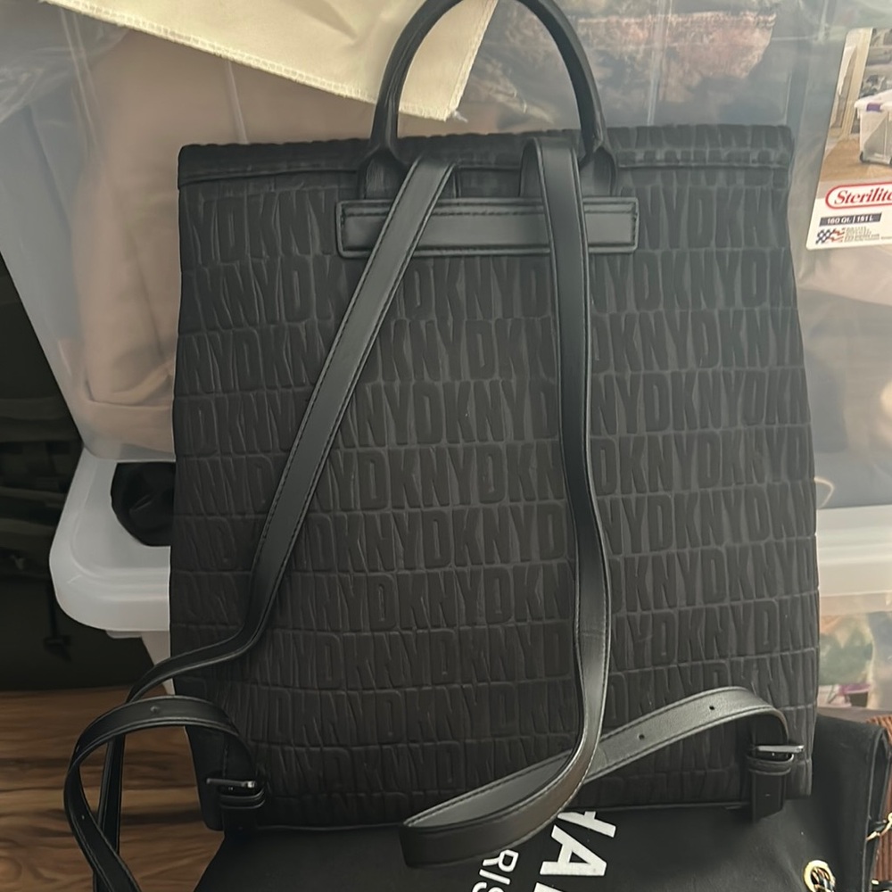 Dkny Monogram Black Backpack - image 4